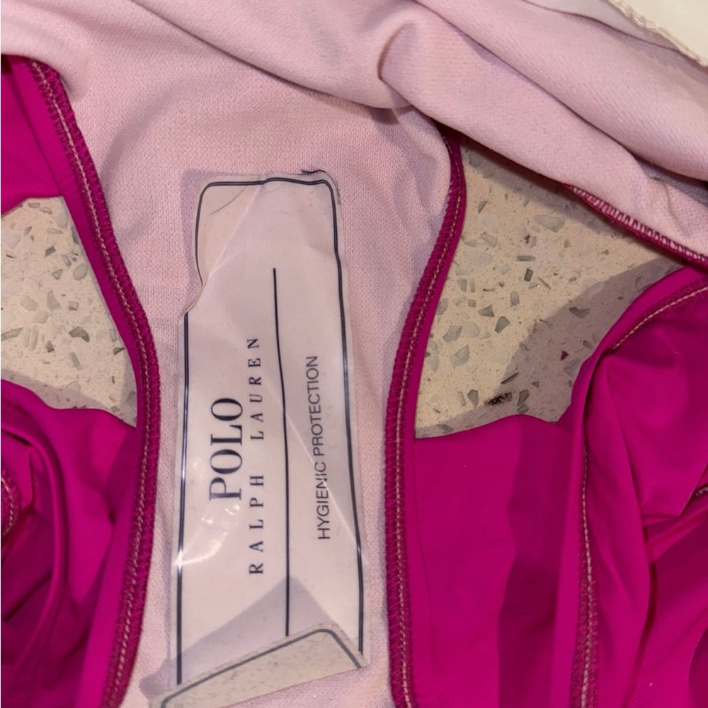 Polo Ralph Lauren Women’s Pink One Piece Swimsuit XL New with Tags!! - Picture 6 of 7